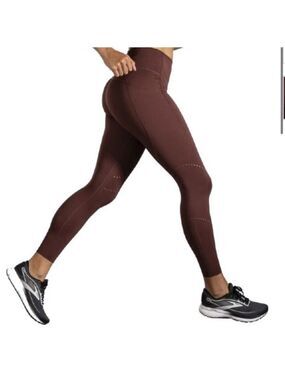 Brooks Method 7/8 Tight leggings in run raisin size small activewear